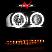 Load image into Gallery viewer, ANZO 2002-2009 Chevrolet Trailblazer Projector Headlights w/ Halo Black