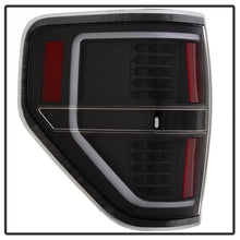 Load image into Gallery viewer, xTune 09-14 Ford F-150 Light Bar LED Tail Lights - Black (ALT-JH-FF15009-LBLED-BK)