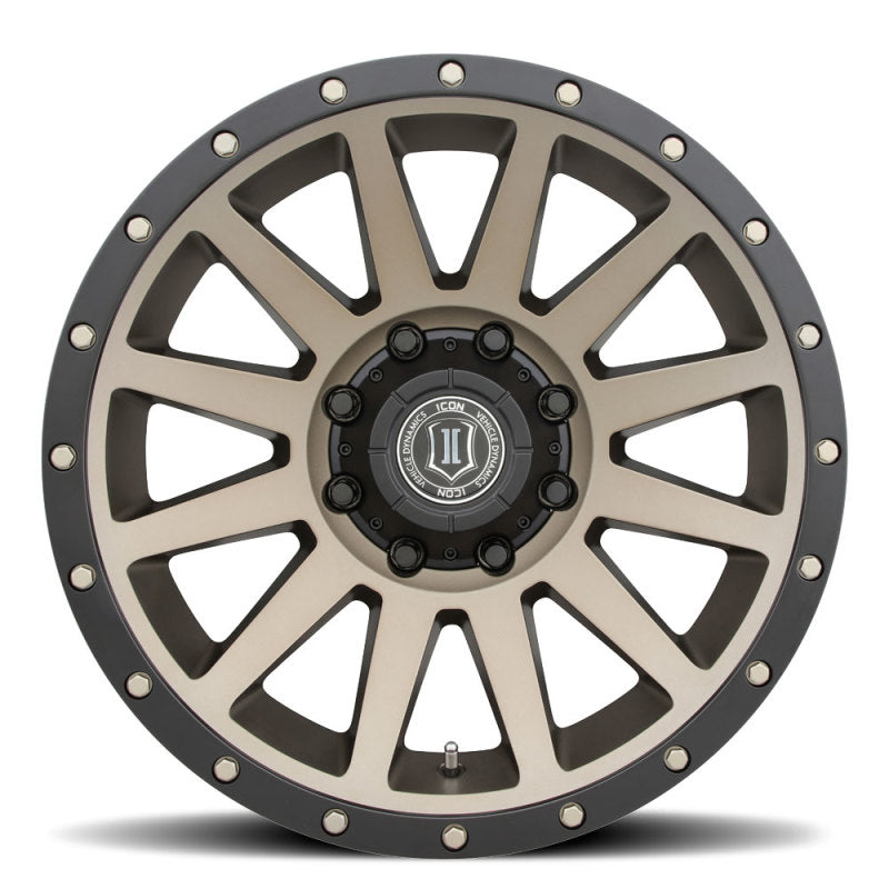 ICON Compression 20x10 8x170 -19mm Offset 4.75in BS 125mm Bore Bronze Wheel