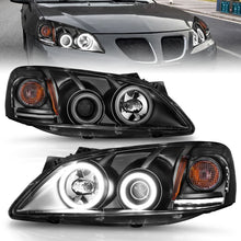 Load image into Gallery viewer, ANZO 2005-2010 Pontiac G6 Projector Headlights w/ Halo Black (CCFL)