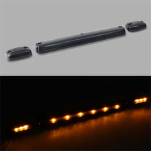Load image into Gallery viewer, xTune Chevy Silverado 07-13 Amber LED Cab Roof Lights Smoke ACC-LED-CS07-CR-SM