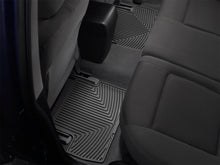 Load image into Gallery viewer, WeatherTech 08-10 Ford F250/F350/F450/F550 Rear Rubber Mats - Black