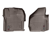 Load image into Gallery viewer, WeatherTech 2012-2016 Ford F-250/F-350/F-450/F-550 Front FloorLiner - Cocoa