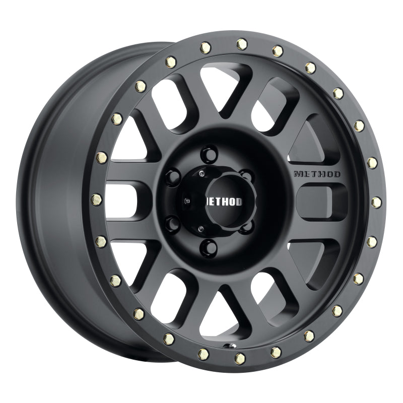 Method MR309 Grid 18x9 0mm Offset 6x5.5 108mm CB Matte Black Wheel