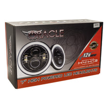 Load image into Gallery viewer, Oracle 7in High Powered LED Headlights - Black Bezel - Dynamic - Dynamic