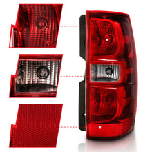 Load image into Gallery viewer, ANZO 2007-2014 Chevy Tahoe Taillight Red/Clear Lens (OE Replacement)