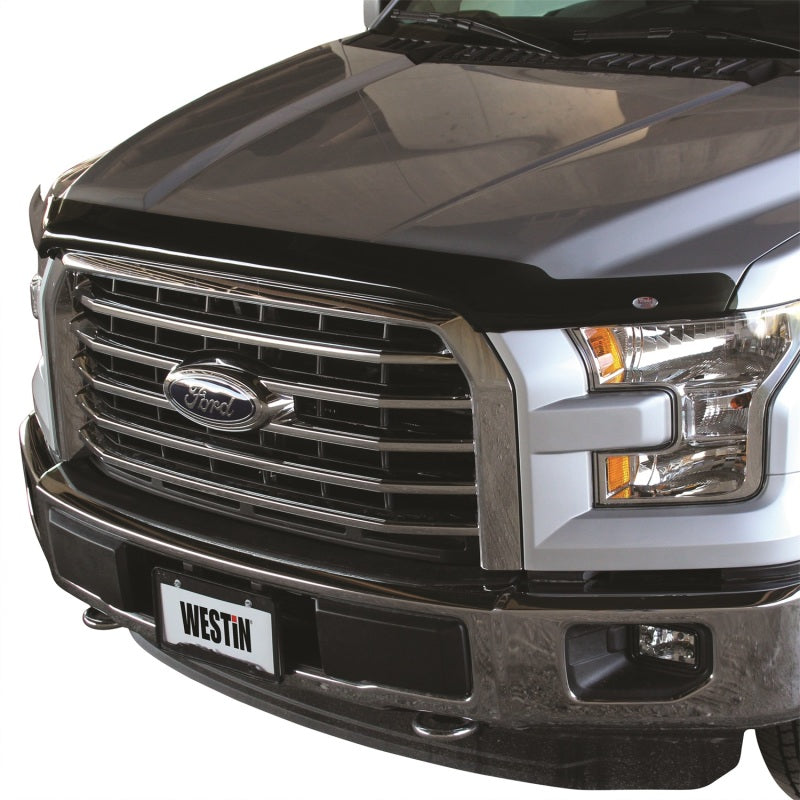 Westin 2015-2017 Ford F-150 Wade Platinum Bug Shield - Smoke