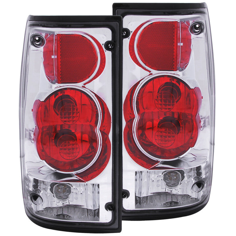 ANZO 1989-1995 Toyota Pickup Taillights Chrome