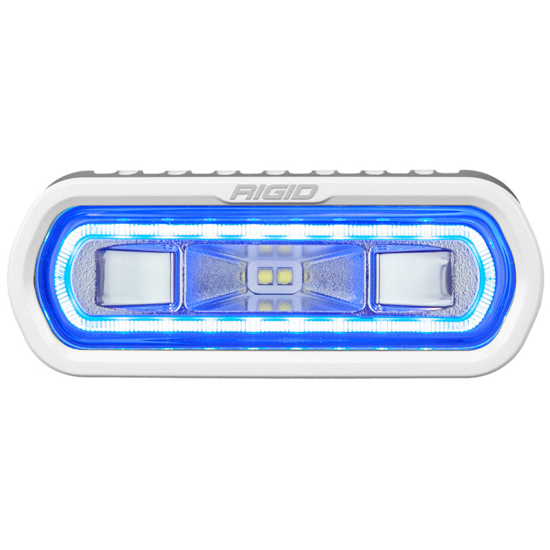 Rigid Industries SR-L Series Marine LED Flood/Spreader w/ Blue Halo - Universal - Underdog Motorsports