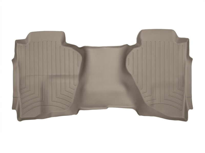 WeatherTech 15-20 GMC Yukon XL Rear FloorLiner HP - Tan (2pc - 2nd Row Bench & 3rd row)