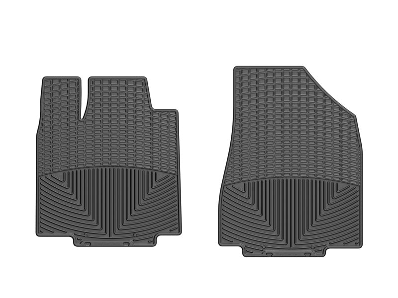 WeatherTech 14+ Chevrolet Silverado Front Rubber Mats - Black