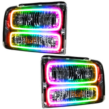 Load image into Gallery viewer, Oracle 05-07 Ford F-250/350 SMD HL - Chrome - ColorSHIFT w/ Simple Controller