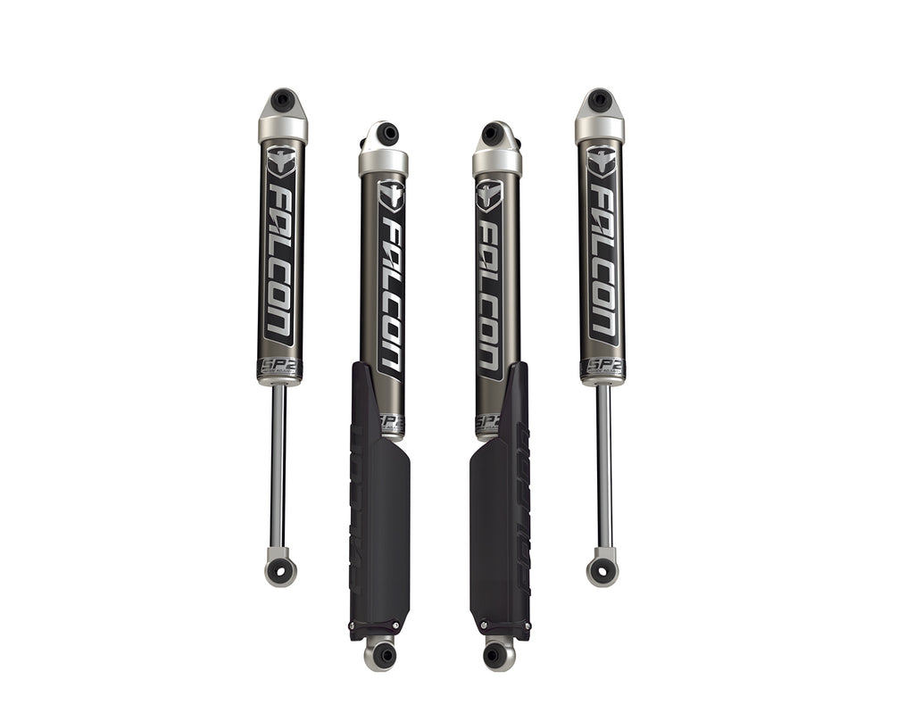 Jeep JL Monotube Shocks Falcon SP2 2.1 0-1.5 Inch Lift All 4 For 10-Pres Wrangler JL 2 Door TeraFlex