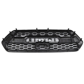 Matte Black Front Bumper Hood Grille Grill For 2016-2022 Toyota Tacoma TRD PRO Replacement & TSS-Garnish Cover