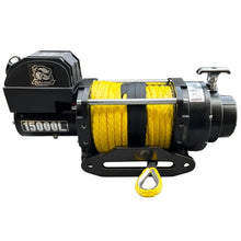 Load image into Gallery viewer, 15000 LB Winch Premium Series Wound Motor HD Synthetic Rope Bulldog Winch