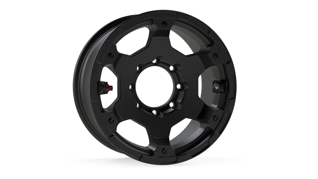 Jeep JK/JL/Gladiator Nomad Wheel Base 8x6.5 Inch Metallic Black Each For 07-Pres Wrangler JK JL/20-Pres Gladiator TeraFlex