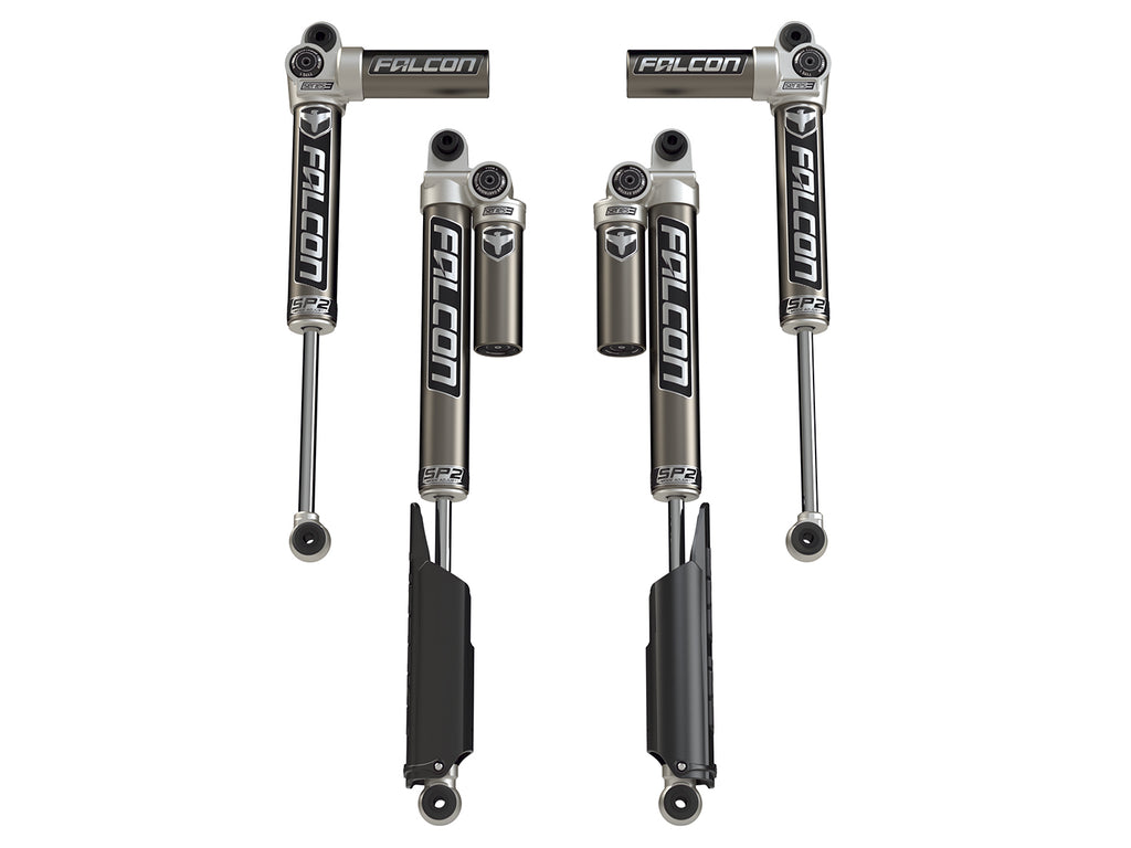Jeep JL Piggyback Shocks Falcon SP2 3.1 2-4.5 Inch Lift All 4 For 10-Pres Wrangler JL 4 Door TeraFlex