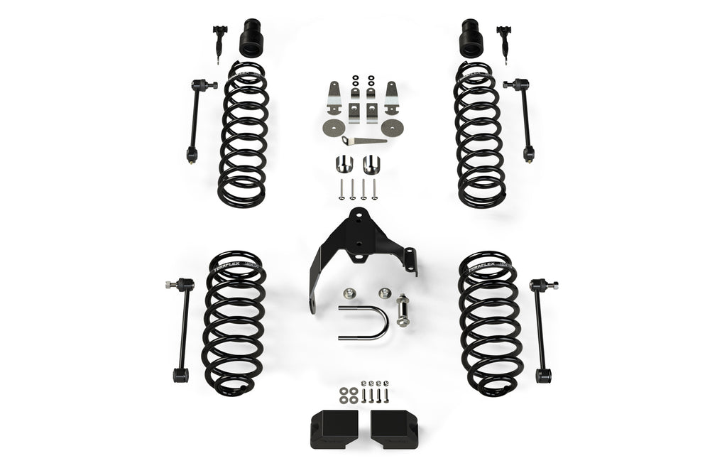 Jeep JKU 4 Door Base 3 Inch Lift Kit No Shocks 07-18 Wrangler JKU TeraFlex