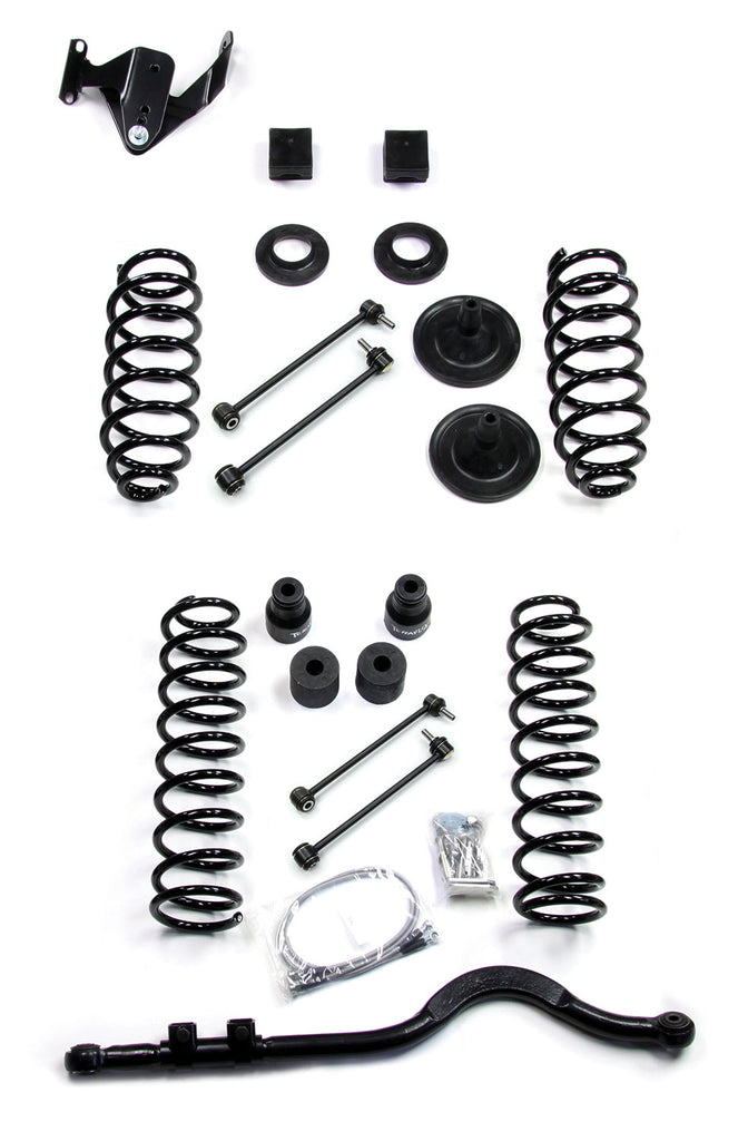 Jeep JKU 4 Door 3 Inch Lift Kit w/ Track Bar No Shocks 07-18 Wrangler JKU TeraFlex