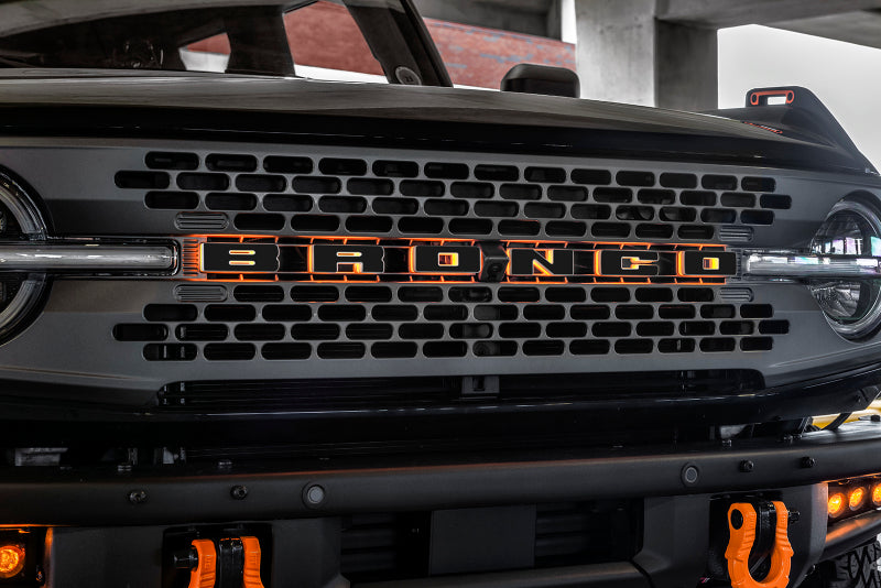 ORACLE Lighting Universal Illuminated LED Letter Badges - Matte Blk Surface Finish - M
