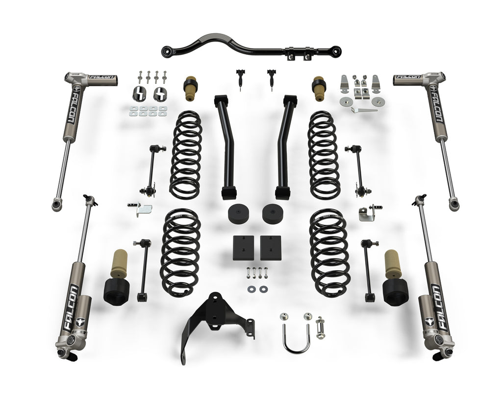 Jeep JK 2 Door 2.5 Inch Sport ST2 Suspension System w/ Falcon 3.1 Shocks 07-18 Wrangler JK TeraFlex