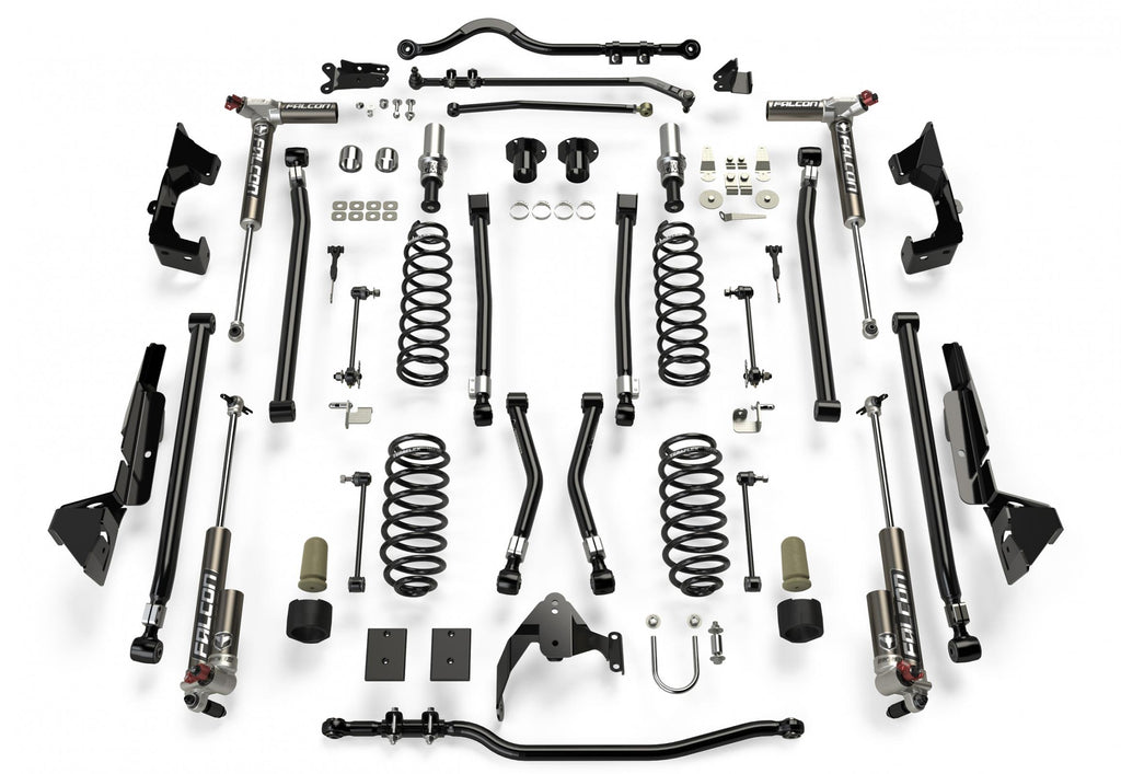 Jeep JK 2 Door Alpine CT6 Suspension System 6 Inch Lift w/ Falcon 3.3 Shocks 07-18 Wrangler JK TeraFlex