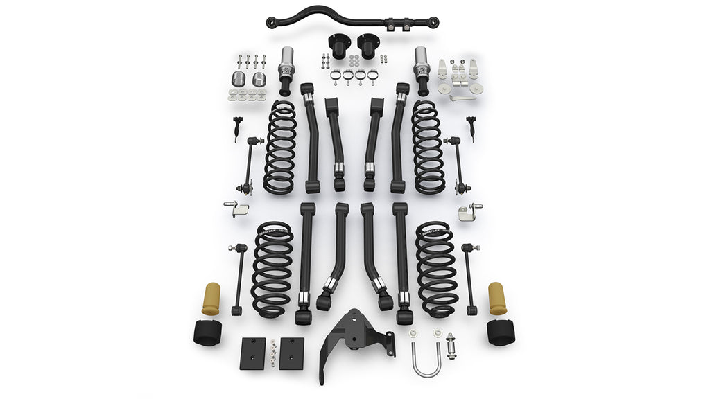 Jeep JK Short Arm Suspension 3 inch Alpine RT3 System No Shock Absorbers For 07-18 Wrangler JK 2 Door Teraflex