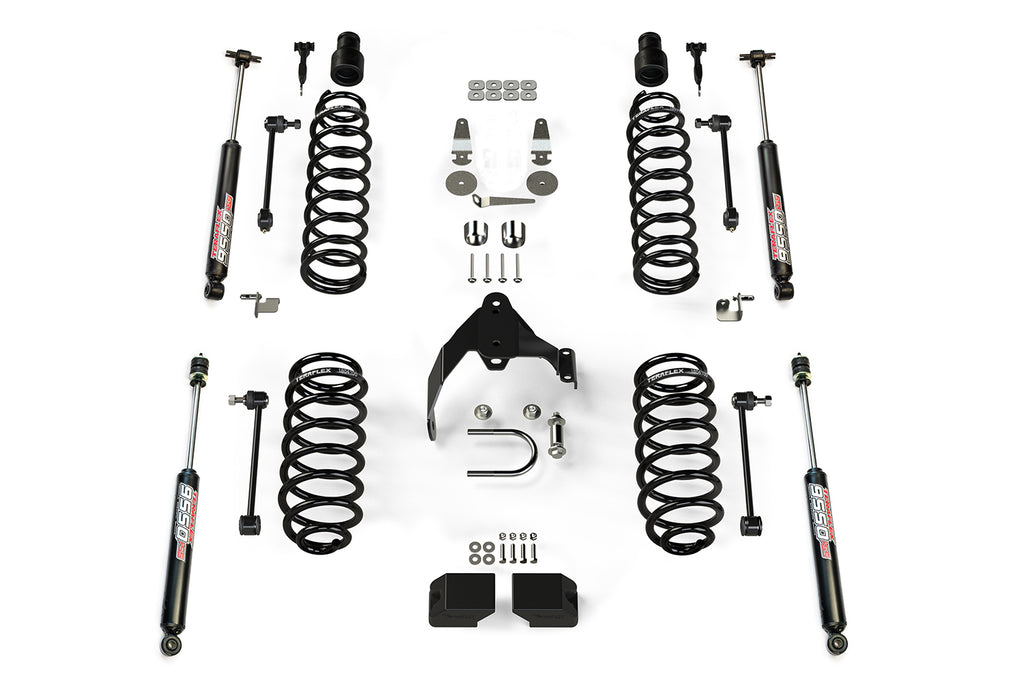 Jeep JKU 4 Door Base 3 Inch Lift Kit w/ 9550 VSS Shocks 07-18 Wrangler JKU TeraFlex