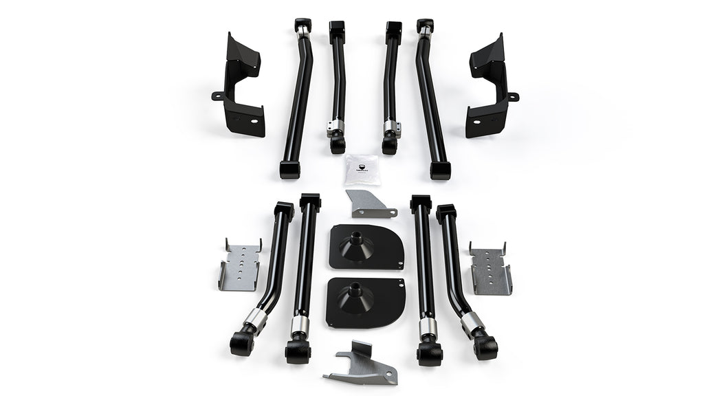 Jeep JK/JKU Alpine Front Long Flexarm and 2 Inch Rear Stretch Kit 07-18 Wrangler JK/JKU TeraFlex