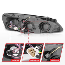 Load image into Gallery viewer, ANZO 2005-2010 Pontiac G6 Projector Headlights w/ Halo Black (CCFL)