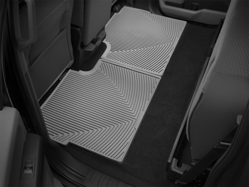 WeatherTech 2015-2020 Ford F-150 Rear Rubber Mats - Grey