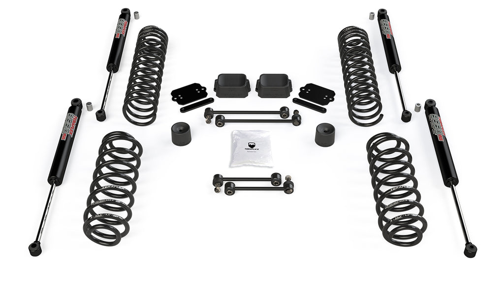 Jeep JL Coil Spring Base 2.5 Inch Lift Kit and 9550 VSS Twin Tube Shocks For 10-Pres Wrangler JL 4 Door TeraFlex