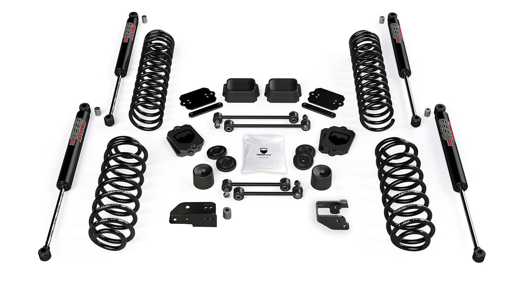 Jeep JL Coil Spring Base 3.5 Inch Lift Kit and 9550 VSS Twin Tube Shocks For 10-Pres Wrangler JL 4 Door TeraFlex