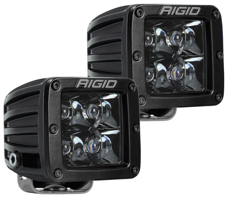 Rigid Industries D-Series Midnight Edition - Spot - Set of 2 - Underdog Motorsports