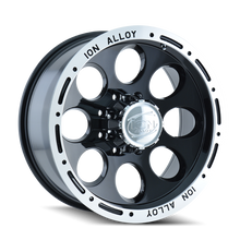 Load image into Gallery viewer, ION Type 174 17x9 / 6x135 BP / 0mm Offset / 87mm Hub Black/Machined Wheel