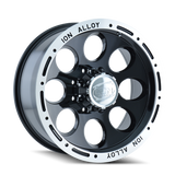 ION Type 174 16x10 / 8x165.1 BP / -38mm Offset / 130.8mm Hub Black/Machined Wheel