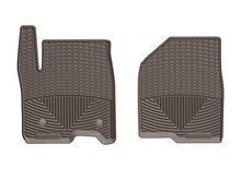 Load image into Gallery viewer, WeatherTech 2019+ Chevrolet Silverado 1500 Crew Cab Front Rubber Mats - Cocoa