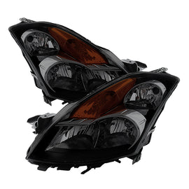 xTune Nissan Altima 07-09 Sedan OEM Style Headlights Halogen Only Black Smoked HD-JH-NA07-AM-BSM