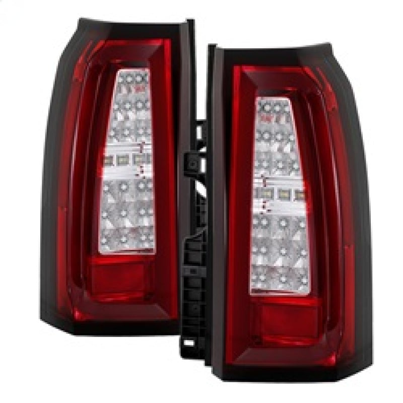 Spyder Chevy Tahoe / Suburban 15-17 LED Tail Lights - Red Clear (ALT-YD-CTA15-LED-RC)