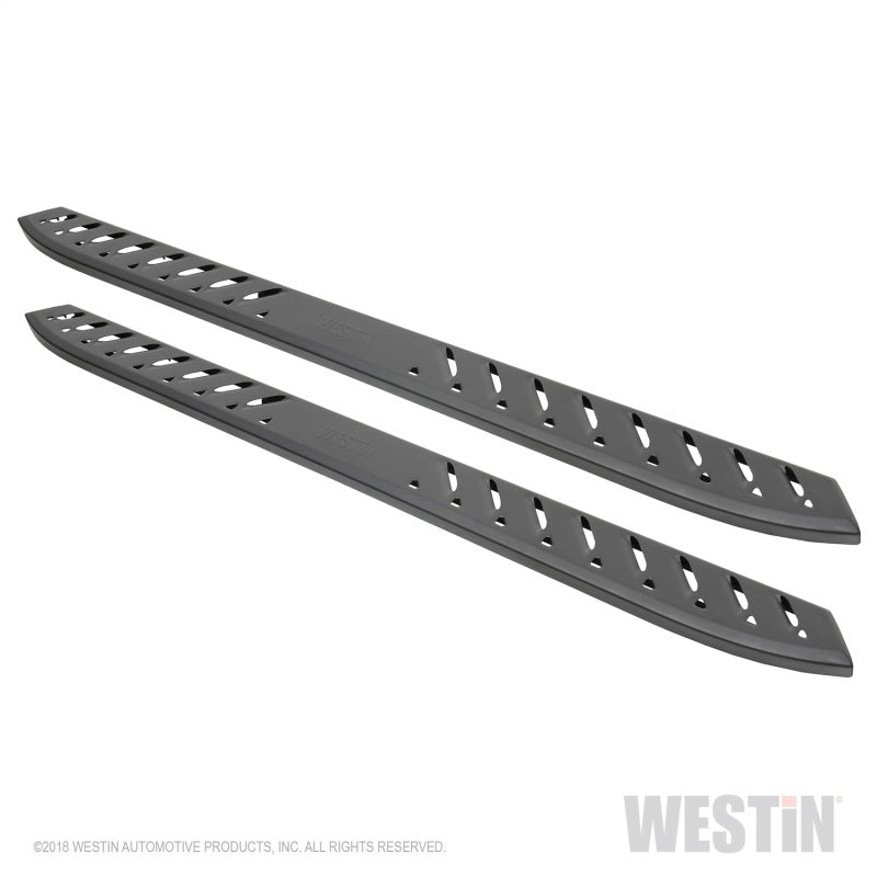 Westin 2019 Chevrolet Silverado/Sierra 1500 Crew Cab Thrasher Running Boards - Textured Black