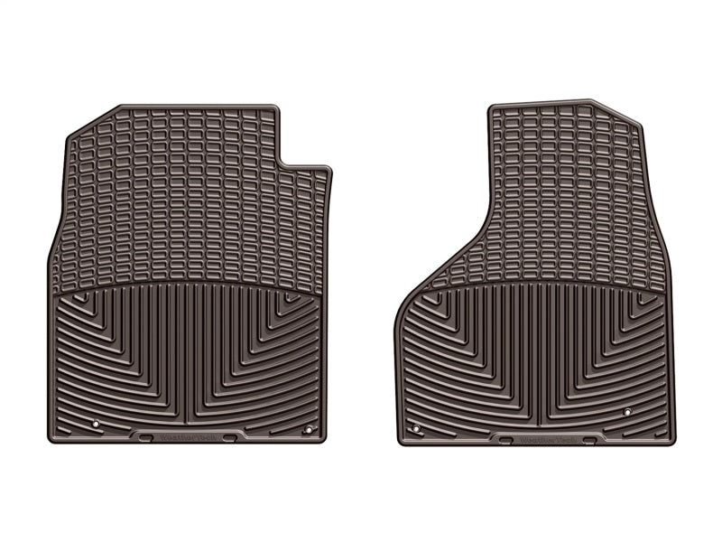 WeatherTech 2012-2014 Dodge Ram Truck 1500 Front Rubber Mats - Cocoa