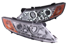 Load image into Gallery viewer, ANZO 2011-2013 Kia Optima Projector Headlights w/ Halo Chrome (CCFL)