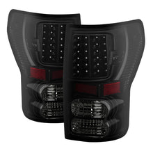 Load image into Gallery viewer, xTune Toyota Tundra 07-13 LED Tail Lights Black Smoke ALT-JH-TTU07-LED-BKSM