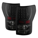xTune Toyota Tundra 07-13 LED Tail Lights Black Smoke ALT-JH-TTU07-LED-BKSM