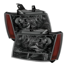 xTune Chevy Suburban 1500/2500 07-14 Crystal Headlights Smoke HD-JH-CSUB07-AM-SM
