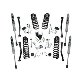 18-19 Jeep Wrangler JL 2 Door 4in Dual Rate Coil Lift Kit - Incl Rubicon w/ Fox Shocks