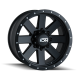 ION Type 134 20x10 / 5x127 BP / -19mm Offset / 83.82mm Hub Matte Black/Black Beadlock Wheel