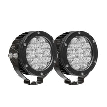 Load image into Gallery viewer, Westin Axis LED Auxiliary Light 4.75 inch Round Spot w/3W Osram (Set of 2) - Black