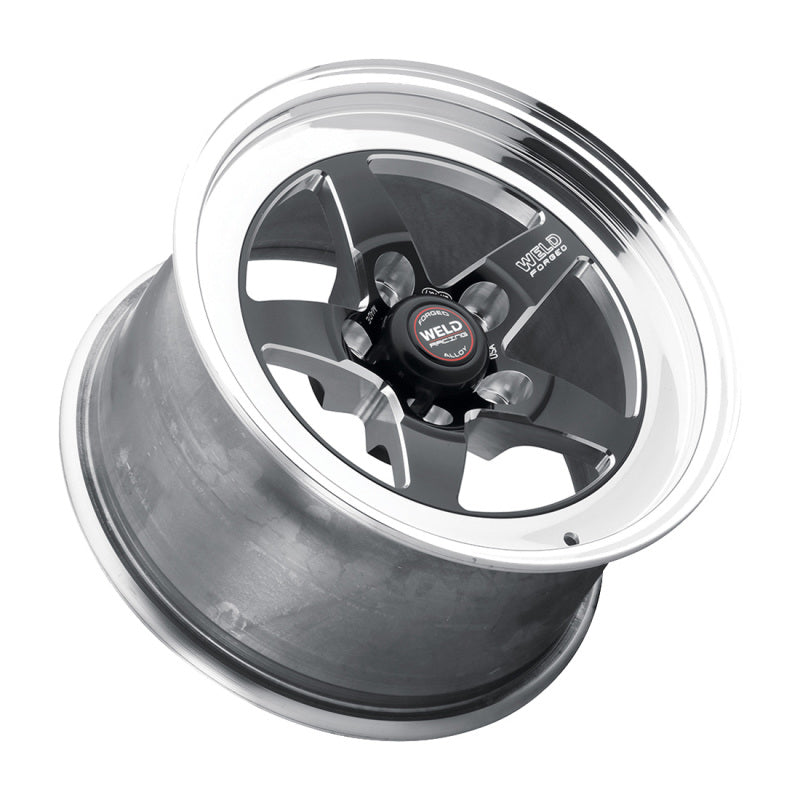 Weld S71 15x12.33 / 5x4.5 BP / 3.5in. BS Polished Wheel (Medium Pad) - Non-Beadlock