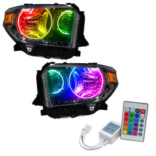 Load image into Gallery viewer, Oracle 14-17 Toyota Tundra SMD HL - Dual Halo Kit - ColorSHIFT w/ Simple Controller SEE WARRANTY